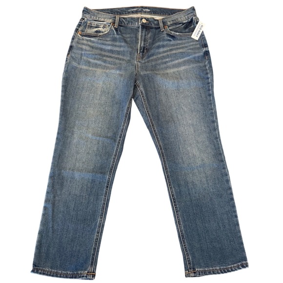 Old Navy Denim - Old Navy Mid-Rise Boyfriend Built-In Warm Jeans Medium Wash 758164-00-1 12
